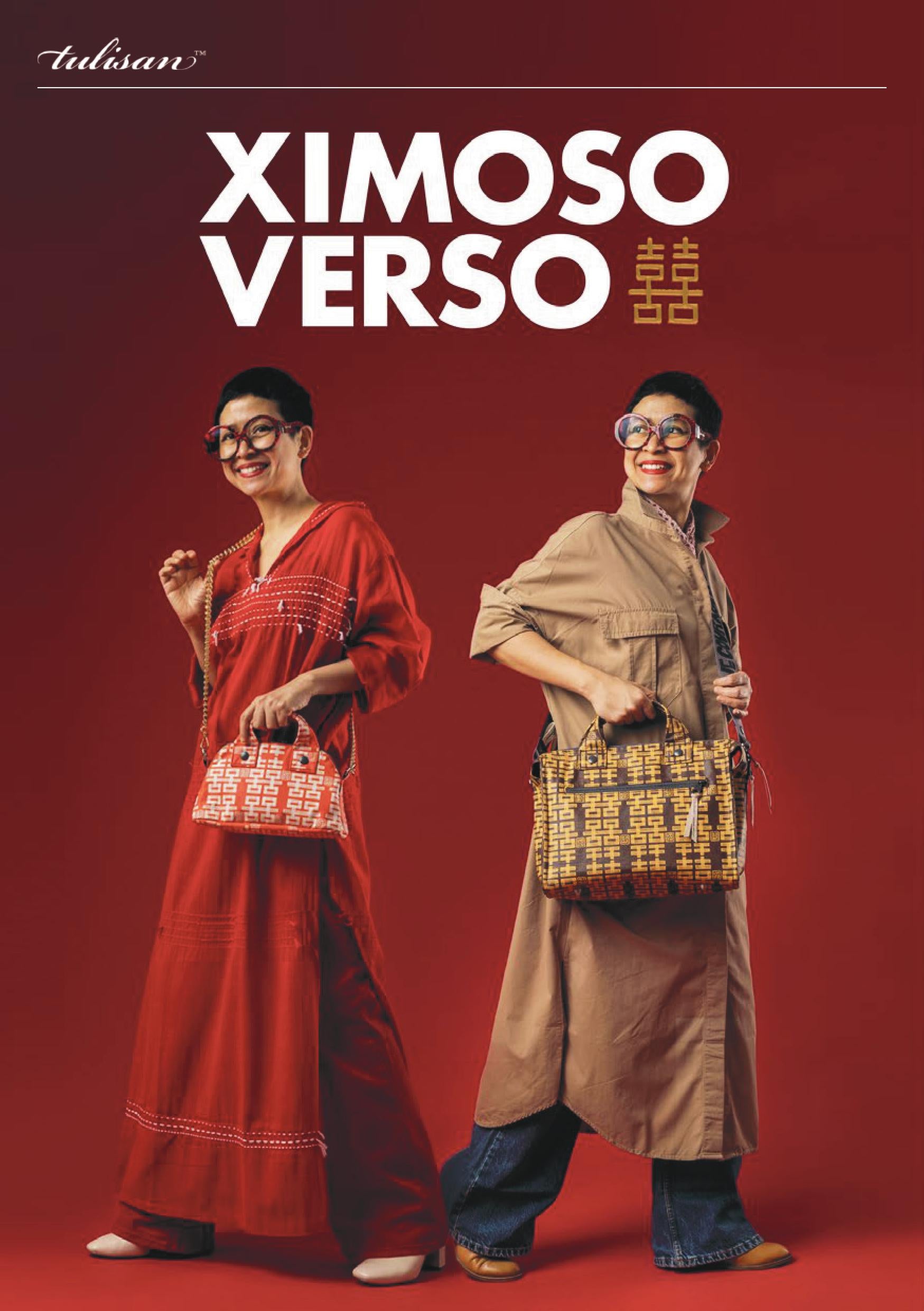 XIMOSO VERSO { X3 } - Nero Plum & Red Rumor