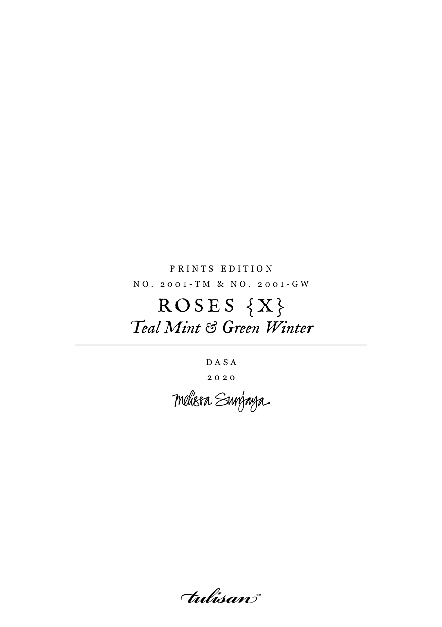 ROSES { X } - Teal Mint & Green Winter