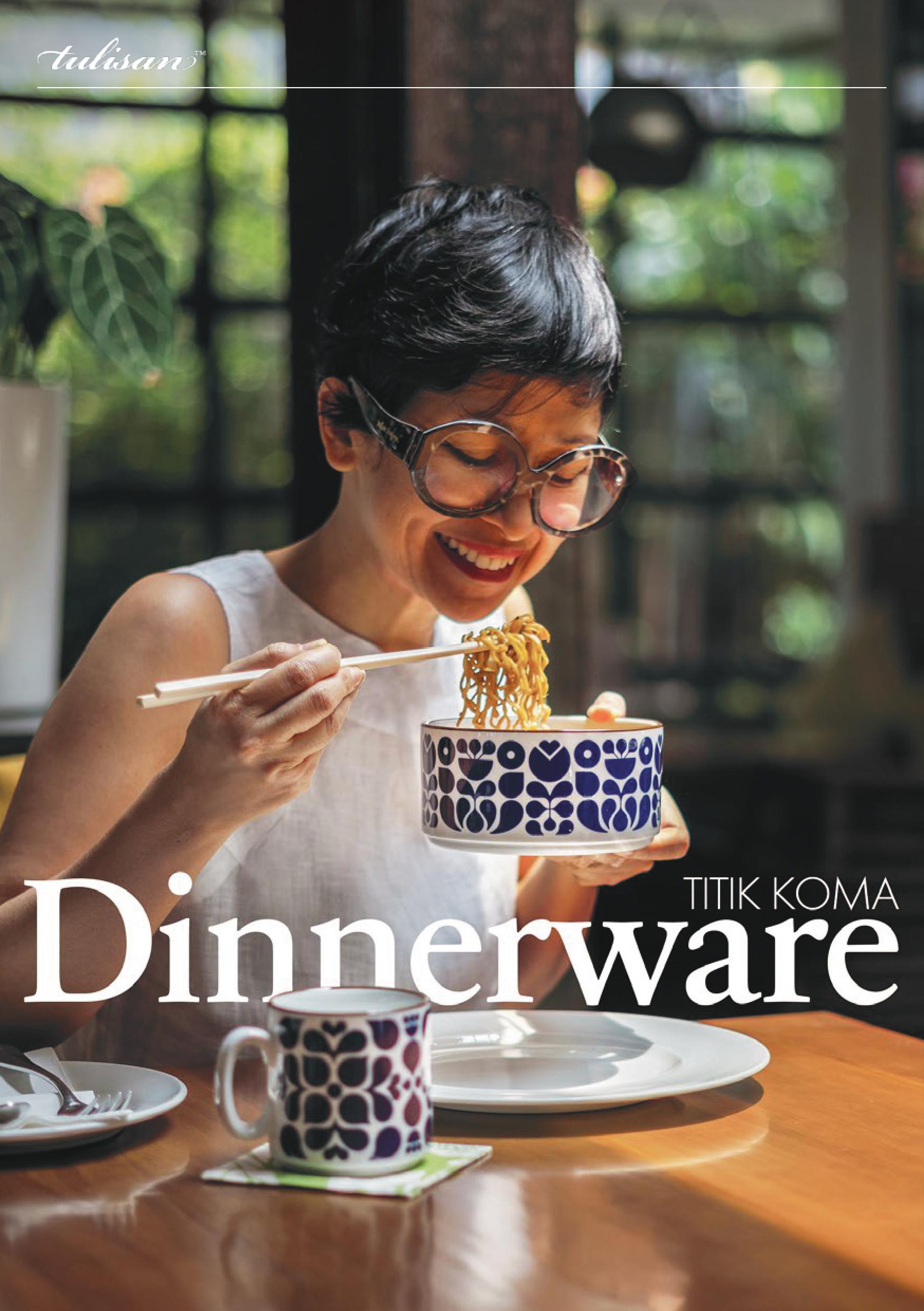 TITIK KOMA DINNERWARE - Porcelain Bowls & Mugs