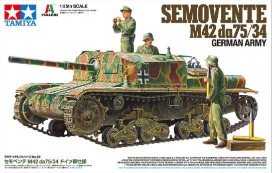 Semovente M42 Da75 34 German Army 1 35 Omnimodellismo