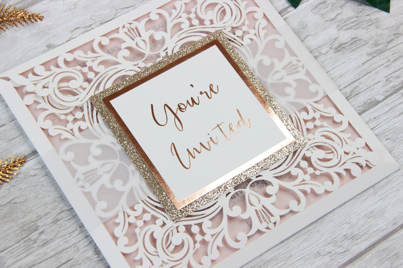 Diy Mach Es Selbst Hochzeitseinladung Laser Cut Kuvert Einladung Wunderholzundpapier