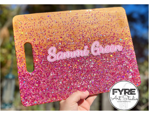 Fyre Art Studio Custom Glitter Board