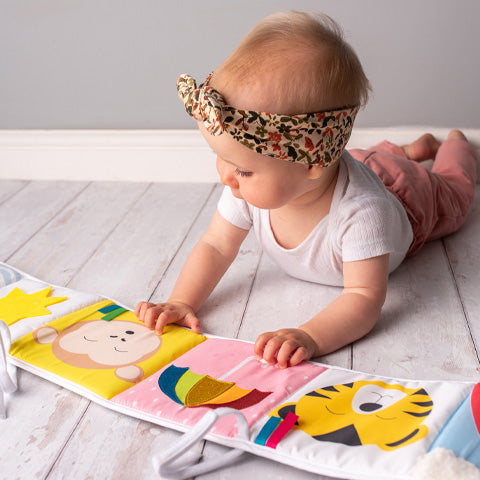 Sensory Activity Book - Tummy Time Toys