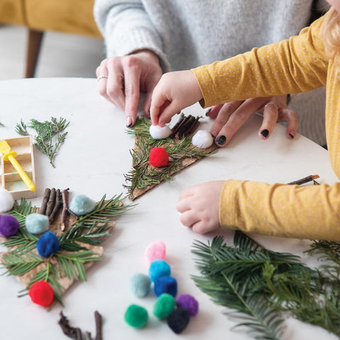 Décoration d'arbre de Noël naturel