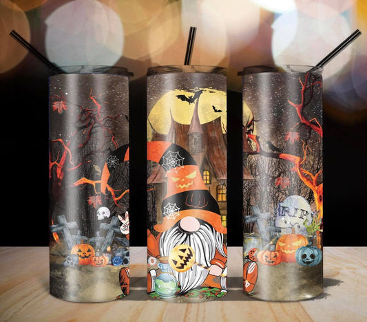 Halloween Gnome Tumbler