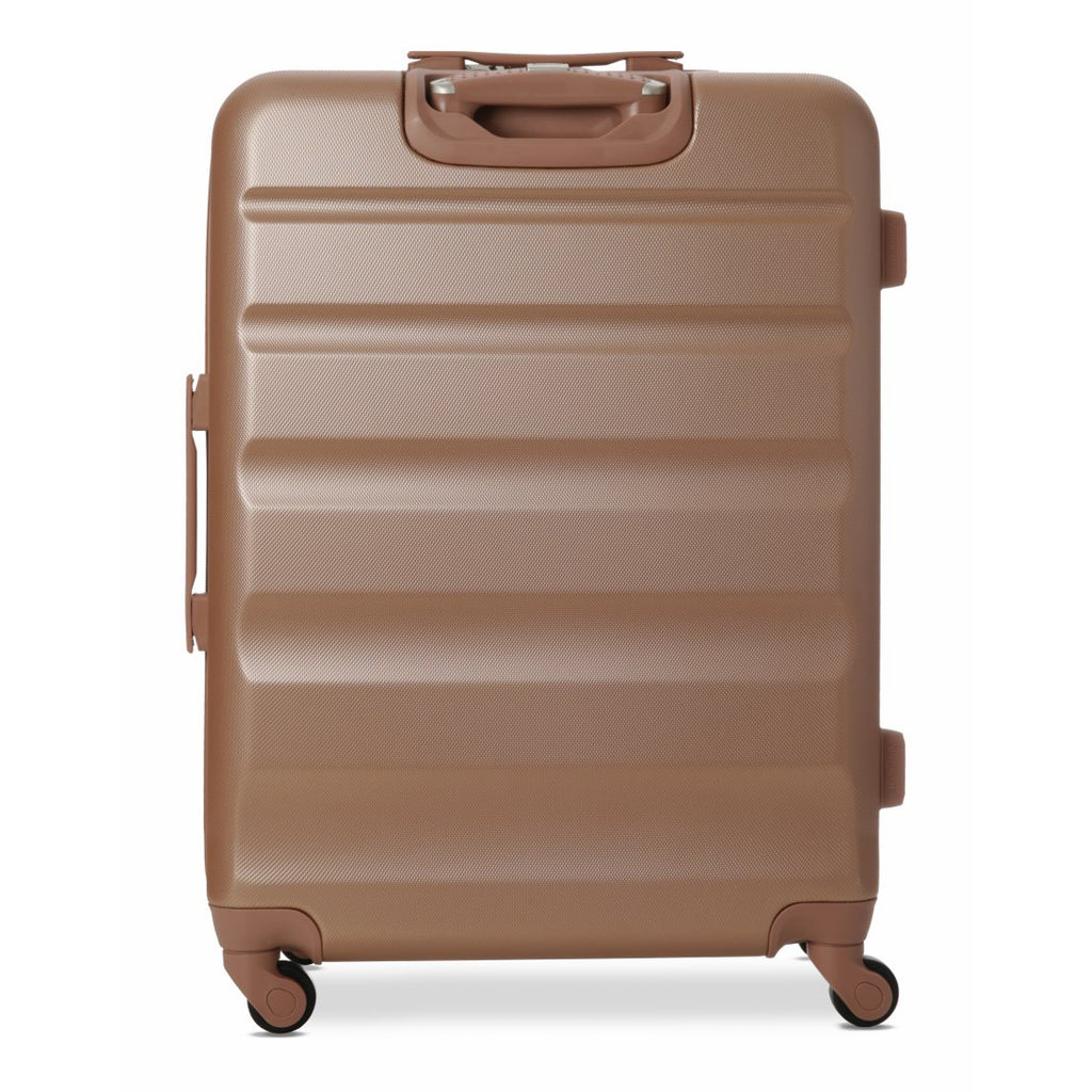 Aerolite Large Lightweight 4 Wheel Hard Shell Luggage Suitcase (70x58x ...