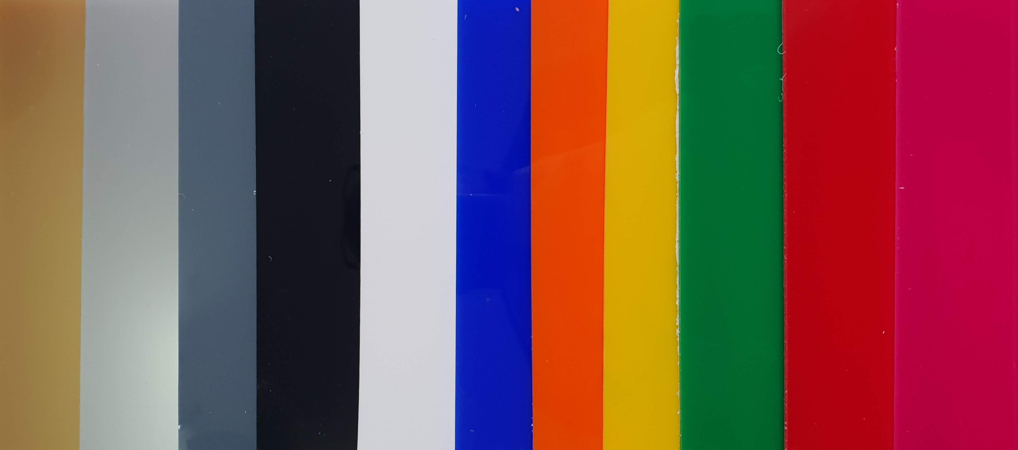 Lastre plexiglass metacrilato colorato coprente, 3 mm, taglio pannelli su  misura, con sagomatura personalizzata compresa nel prezzo : .it:  Commercio, Industria e Scienza
