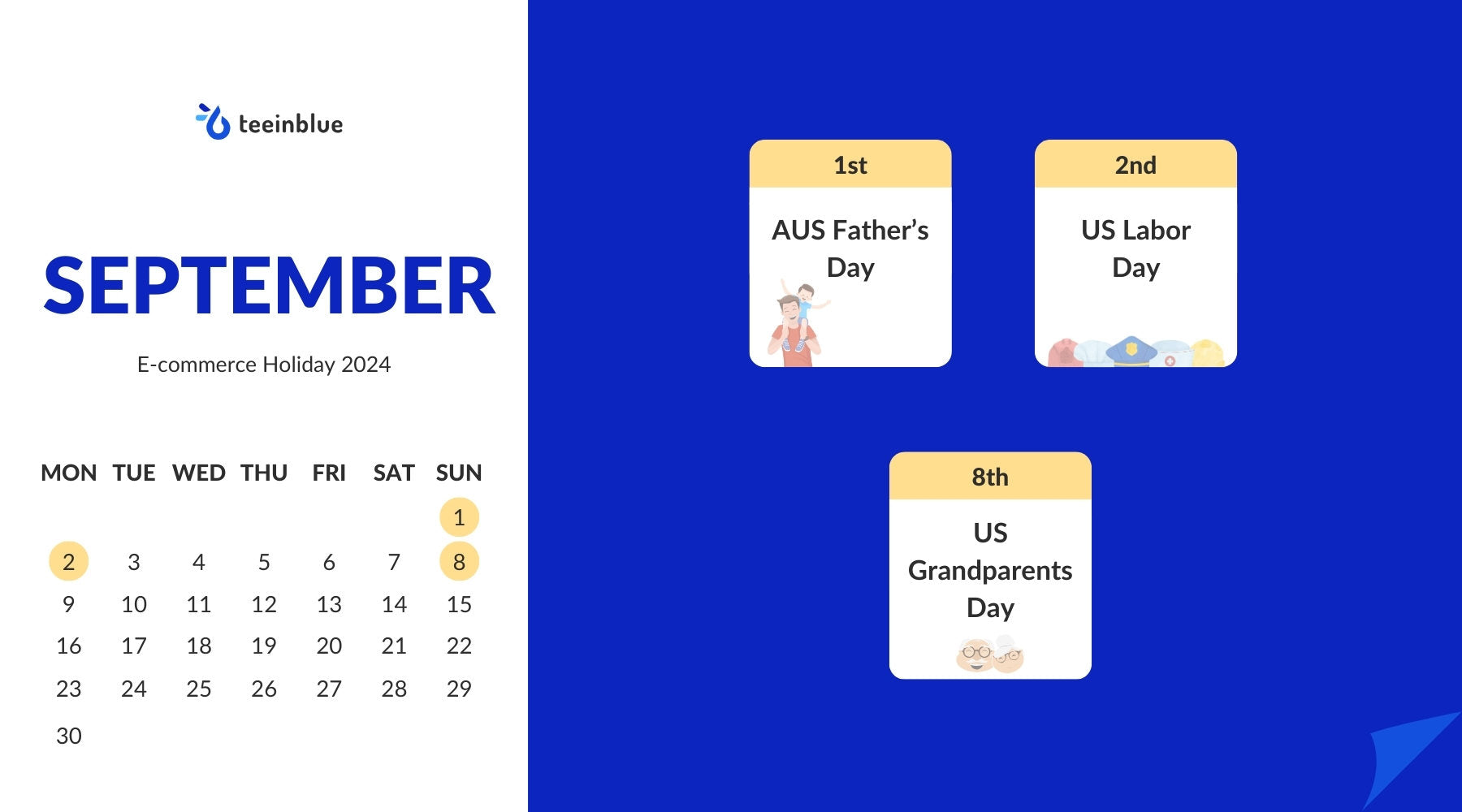ecommerce calendar september 2024