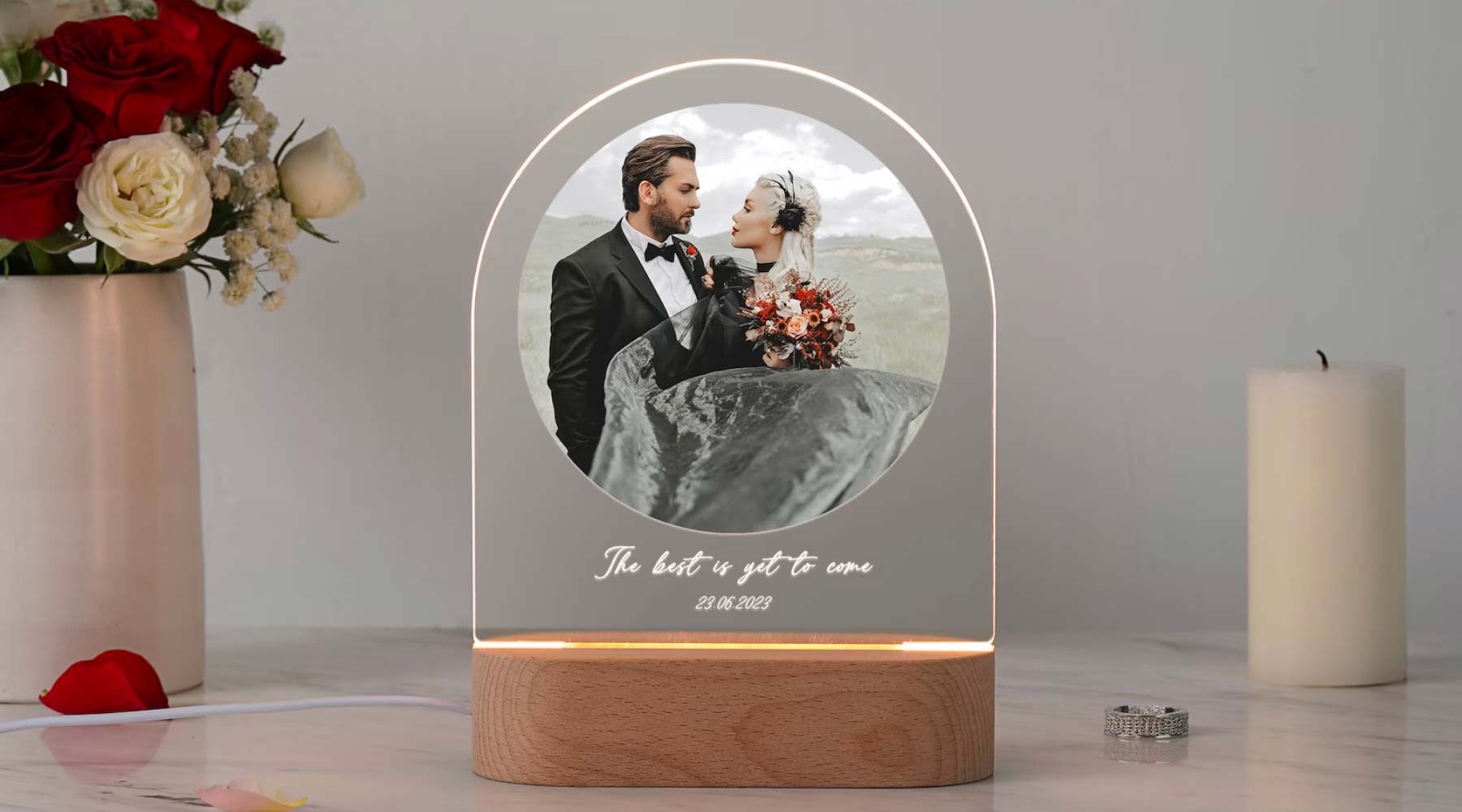 LED Lighted Plaque Base