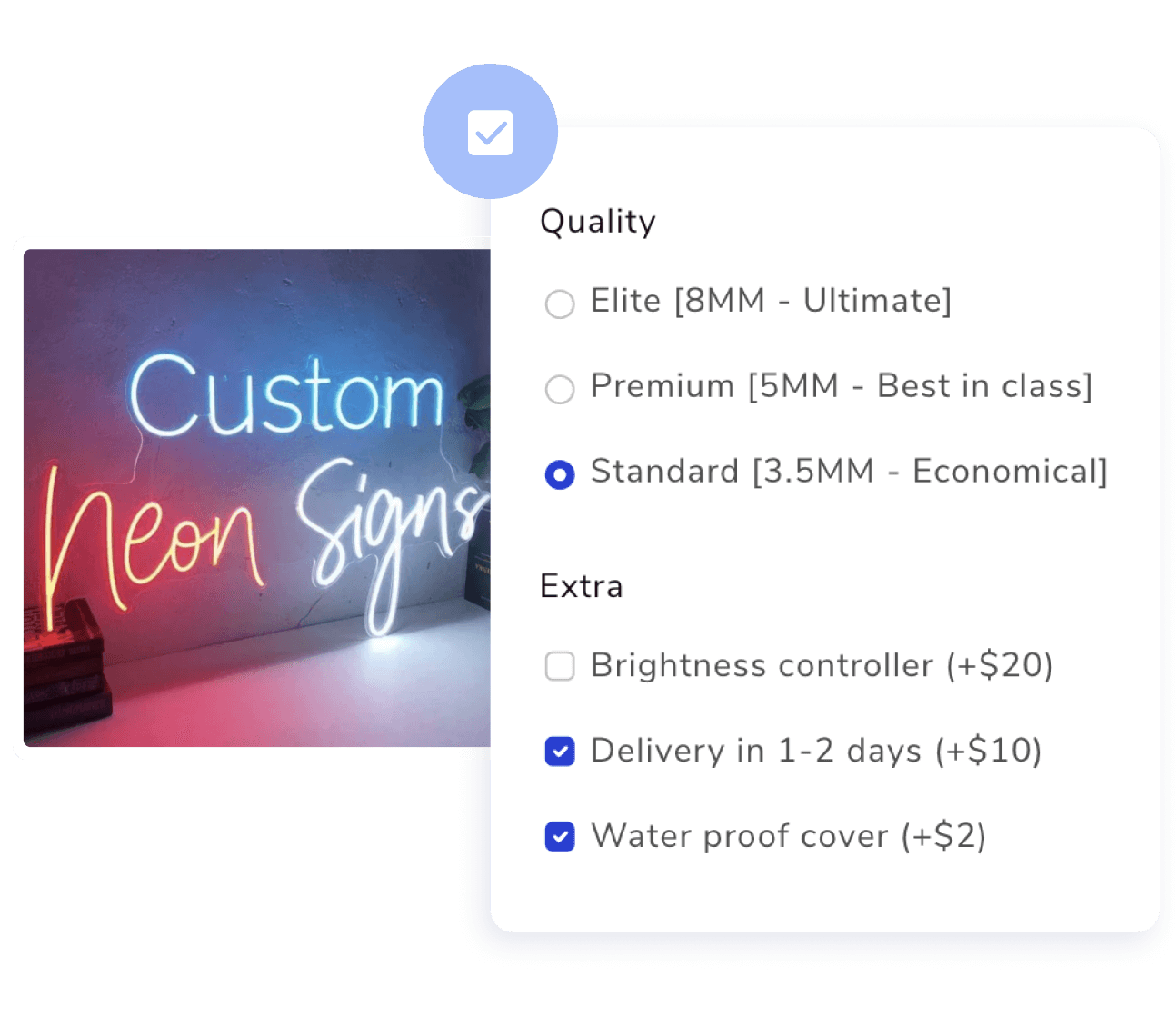 Custom Jersey – Variant Option Product Options