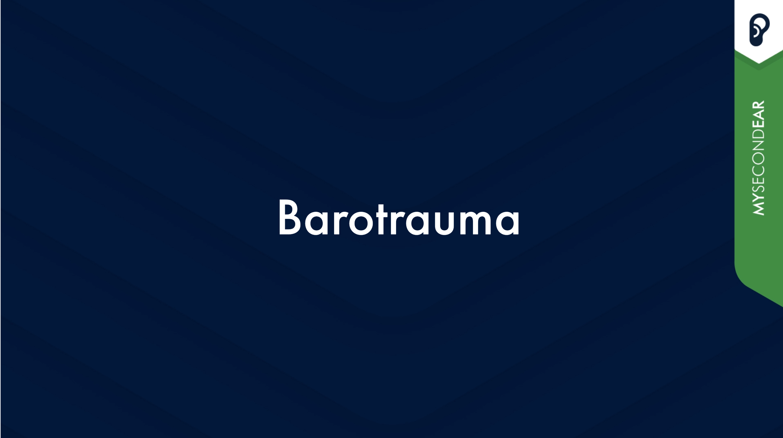 Wie lange hält ein Barotrauma an?