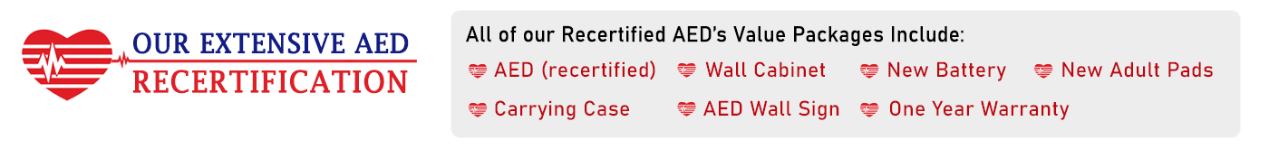 Recertified AEDs