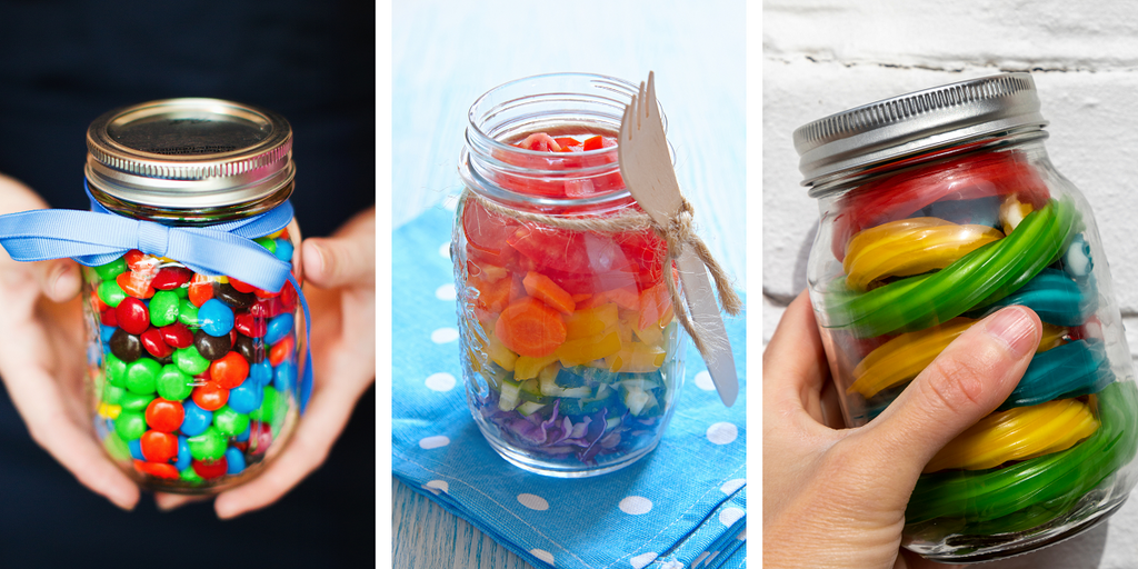 Sweets in Ball Mason glass jar