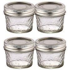 Small glass jars