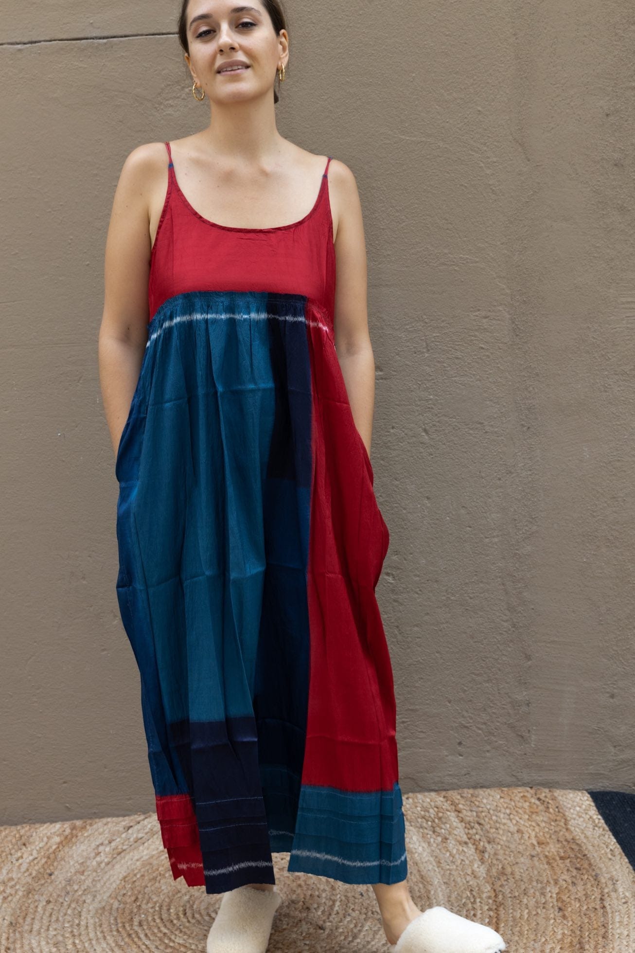 Tie Dye Slip silk Dress - Injiri – By Adushka