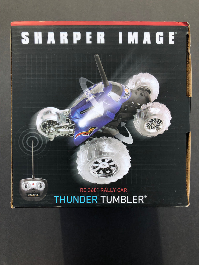 sharper image thunder tumbler rc 360 rally car