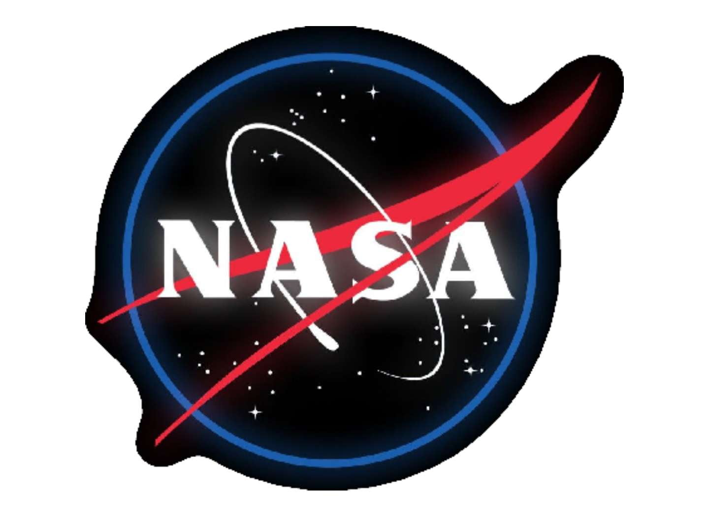 Nasa logo sticker – Thee Sticker God