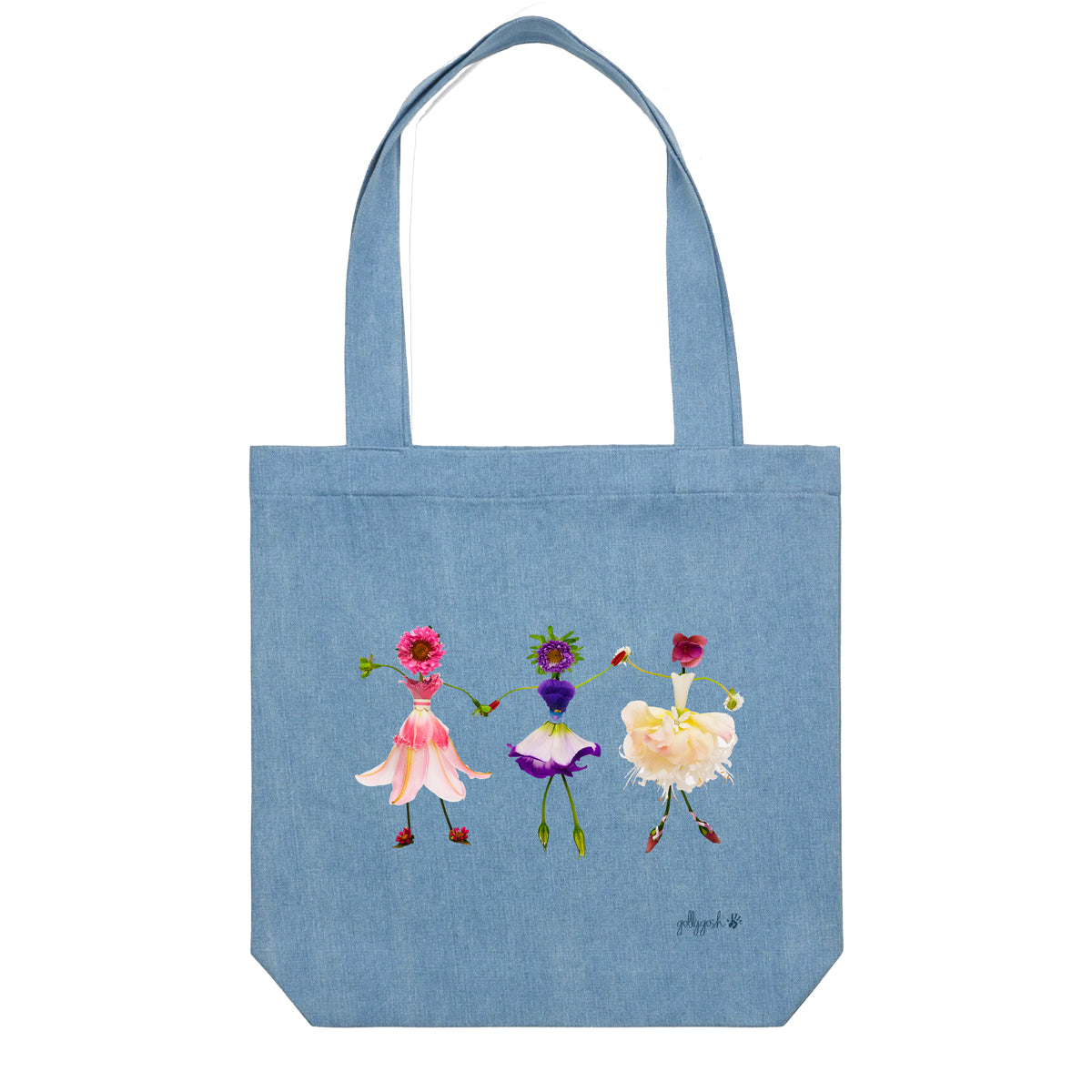Cotton Canvas Tote Bag - Dancing Girls 1 | GOLLY GOSH — GOLLY GOSH GIFTS