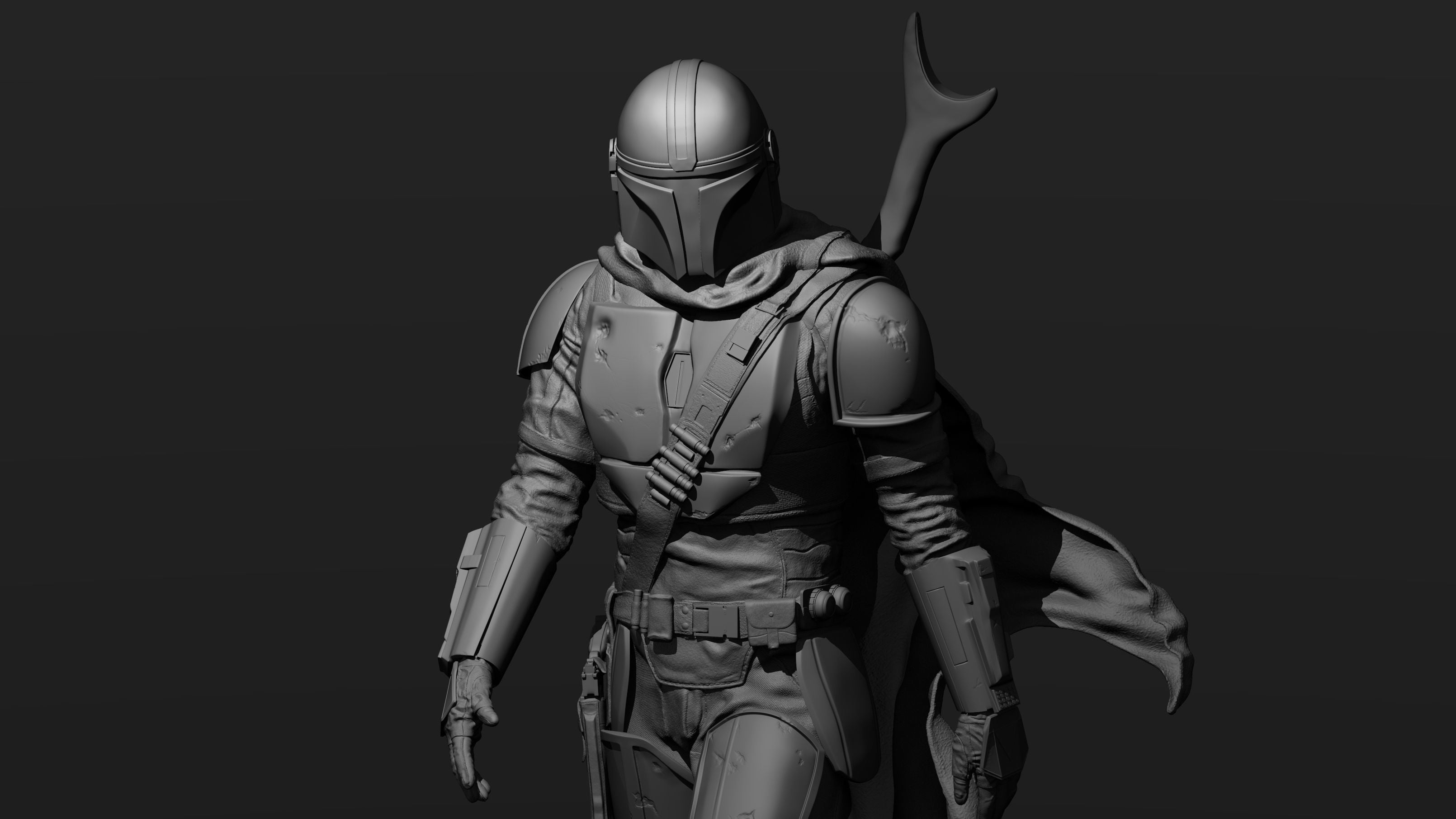 The Mandalorian  Figure 3D  Print Files Galactic Armory