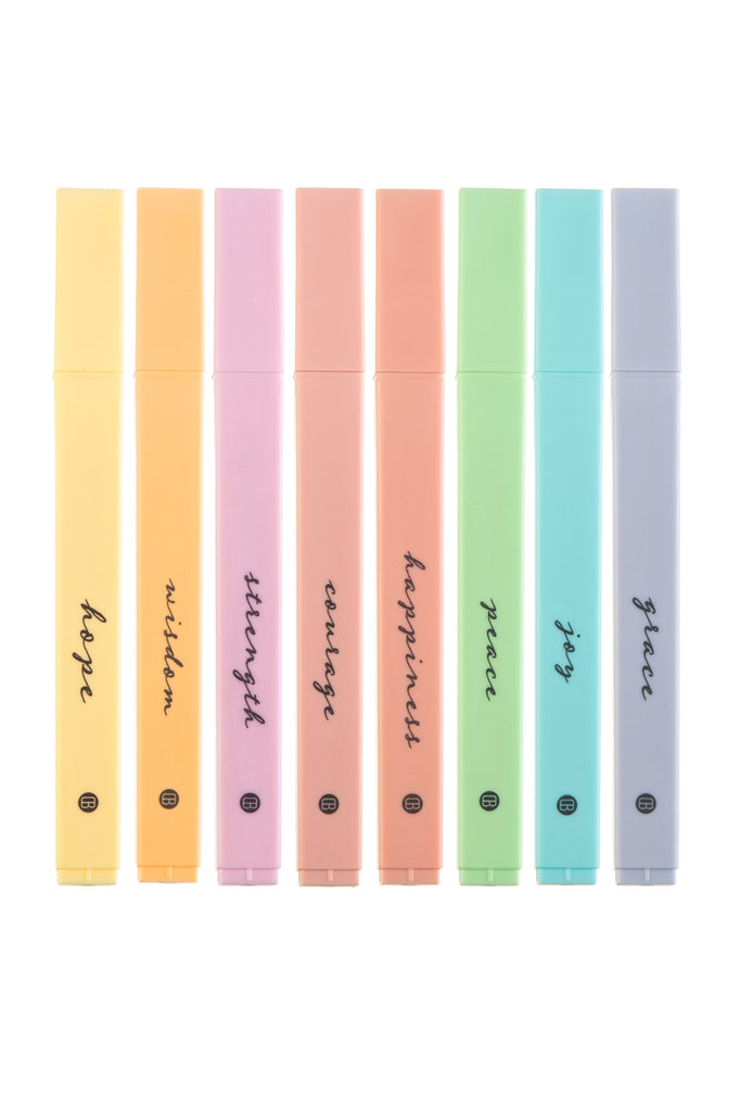 Bible Highlighters with Soft Chisel Tip - Boho – DiverseBee