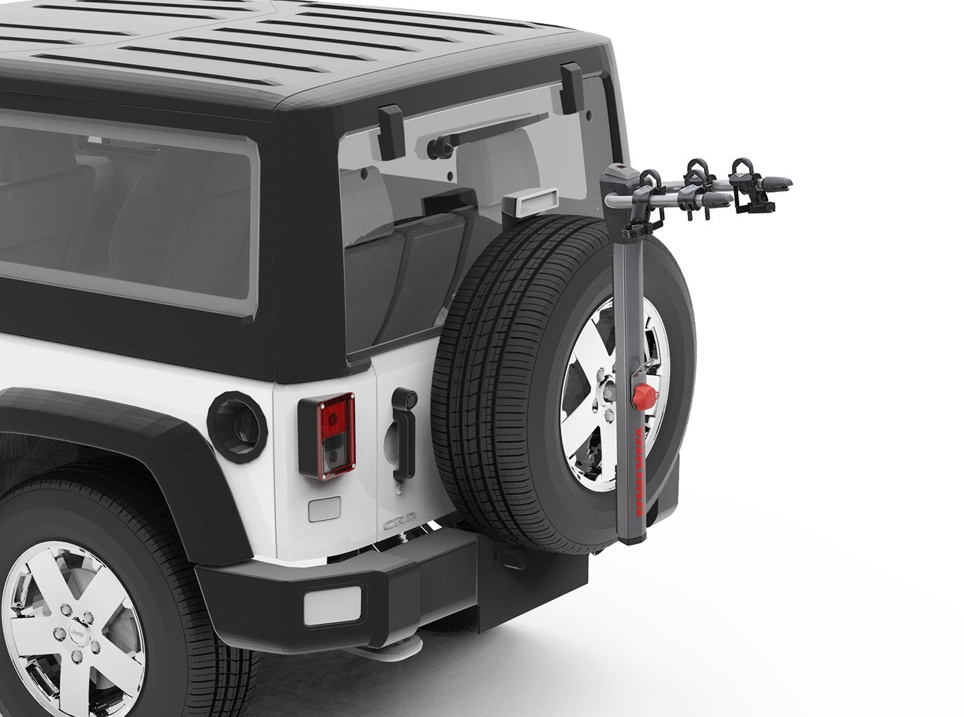 jeep spare tire bike rack