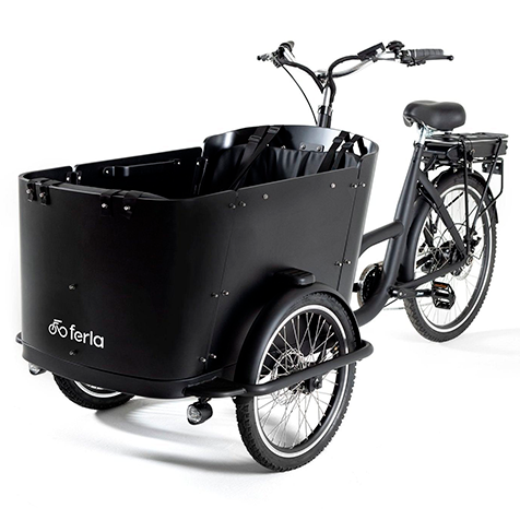 The Cargo E-Bike With Dog Carrier