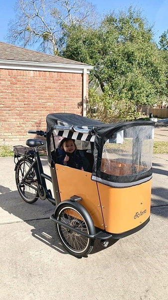 Mid-drive cargo bike