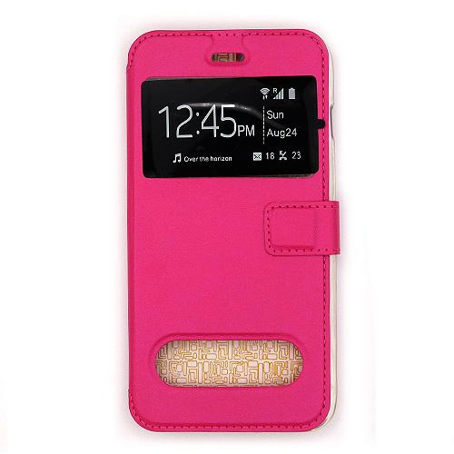 coque iphone 7 plus cuir rose