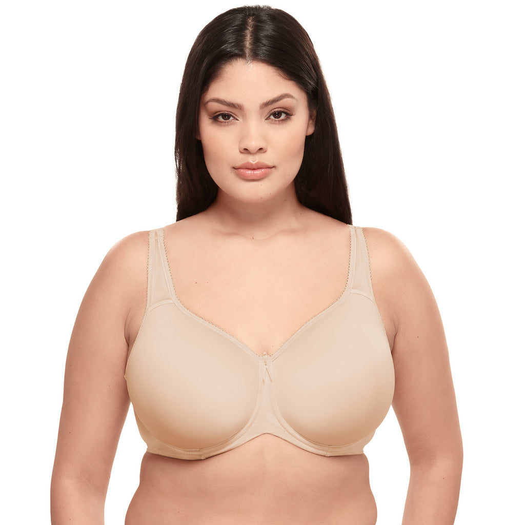 Antinea Essential Fit 3D Spacer Cup Plunge Bra Skin Rose 34F by Lise Charmel