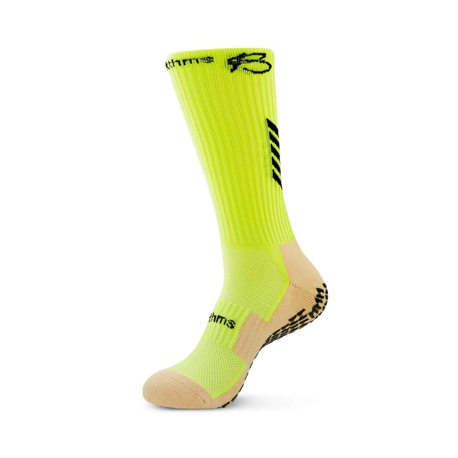 yellow grip socks