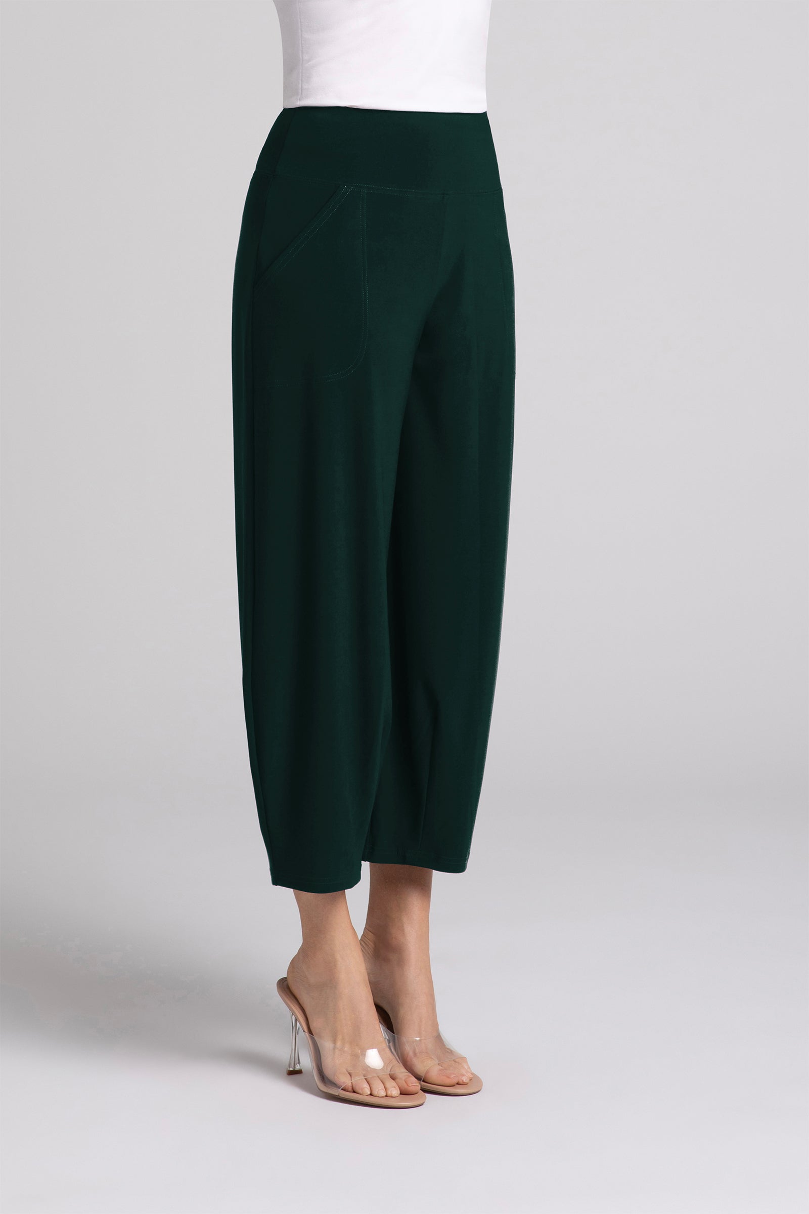 Narrow Lantern Pant | Evergreen