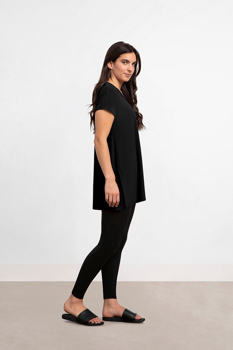 Dolman Angle Tunic | Black