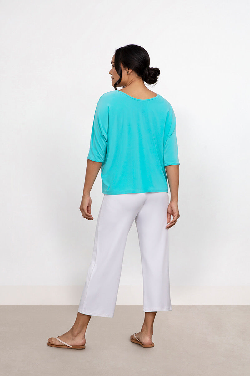 Reversible Cinch Top | Aqua