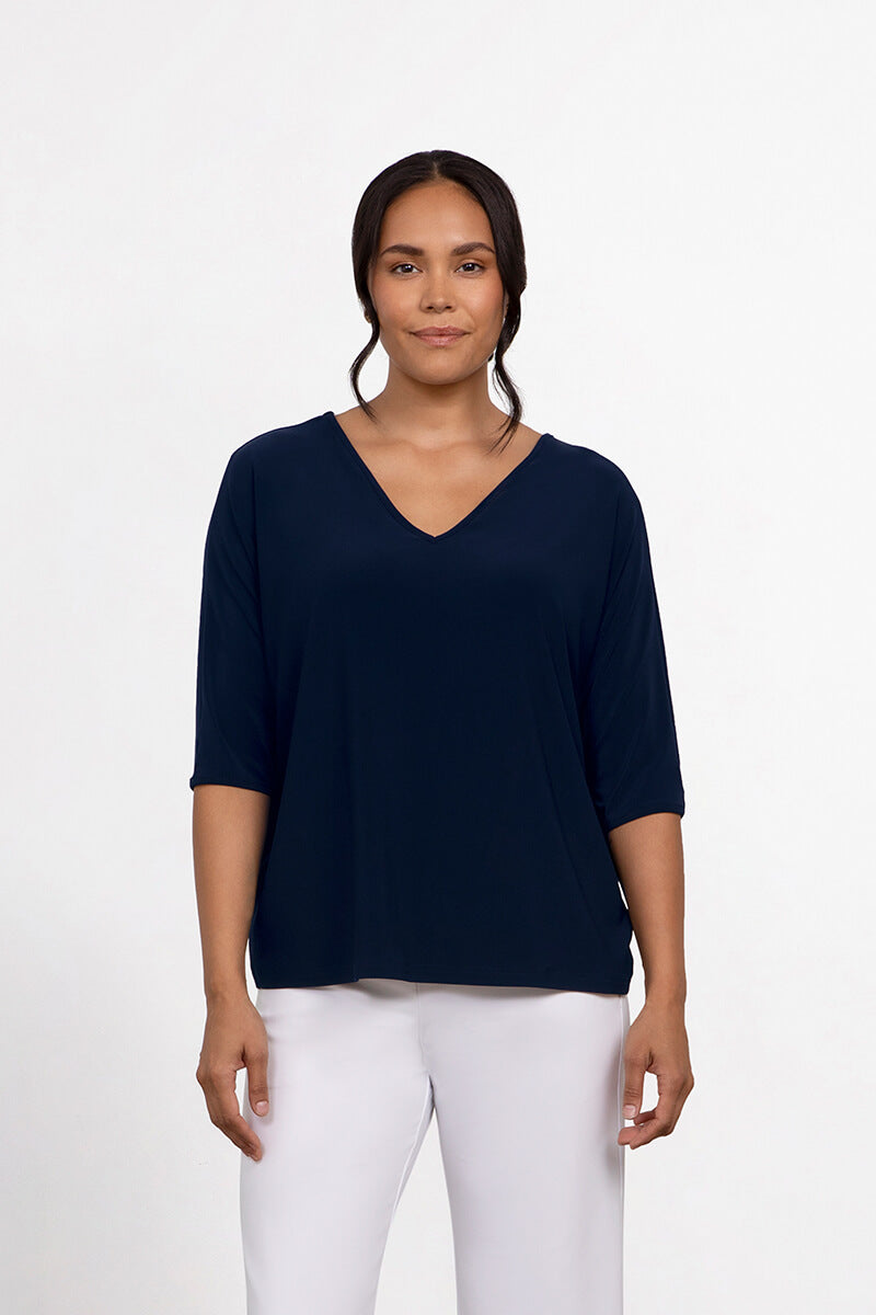 Reversible Cinch Top | Navy