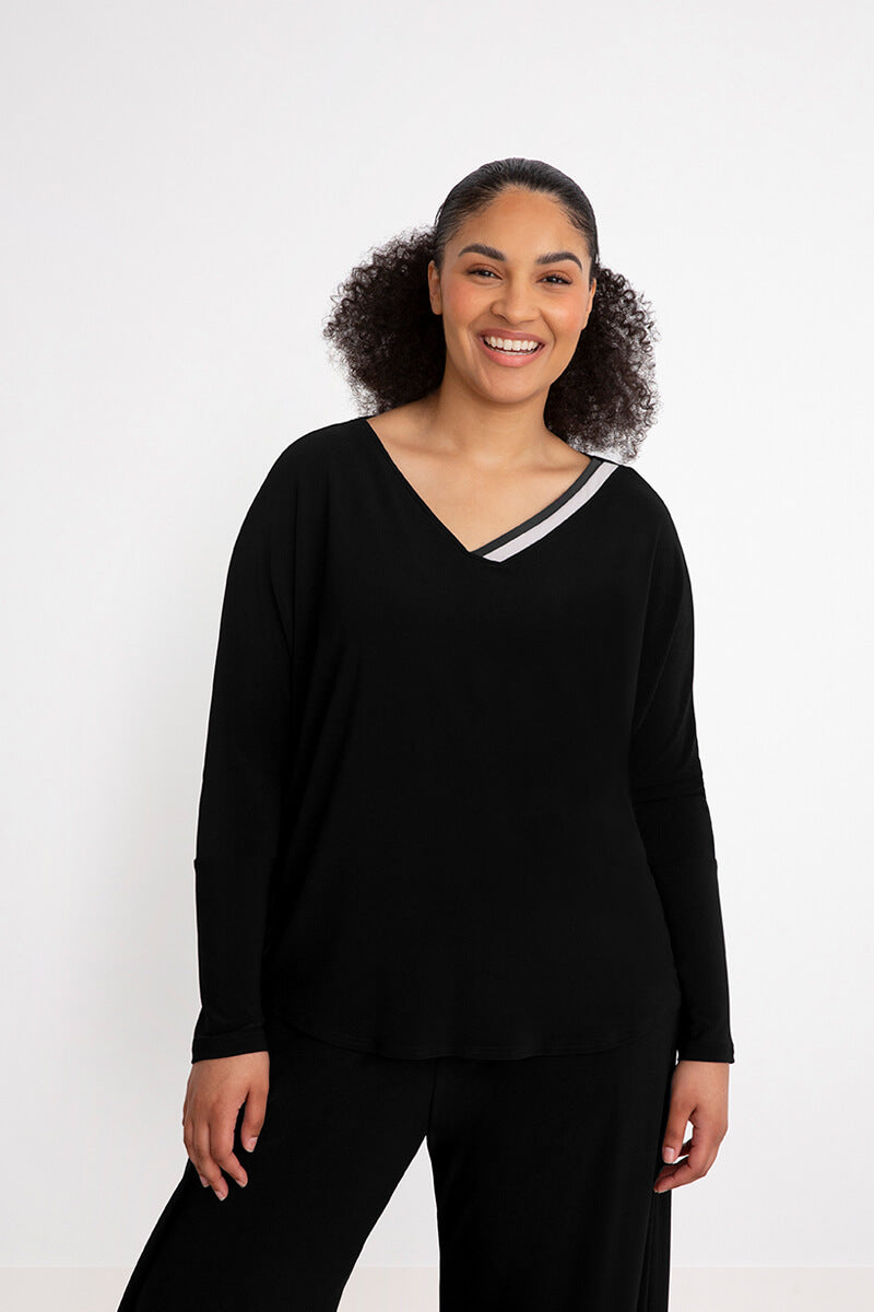 Underline Cinch Top | Black