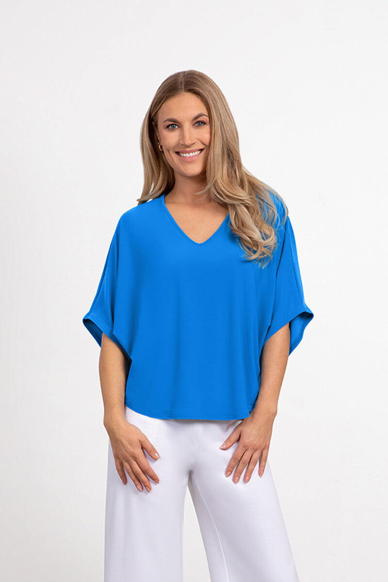 V-Neck Dolman Top | Ocean