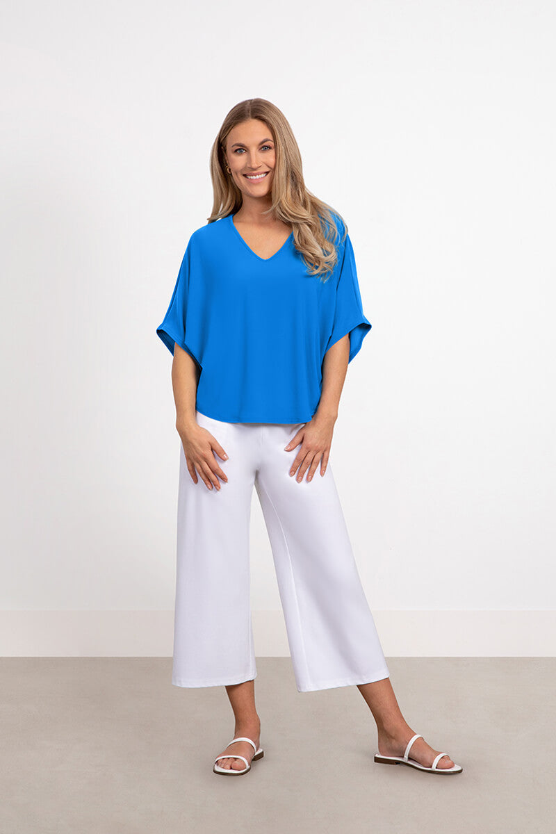 V-Neck Dolman Top | Ocean