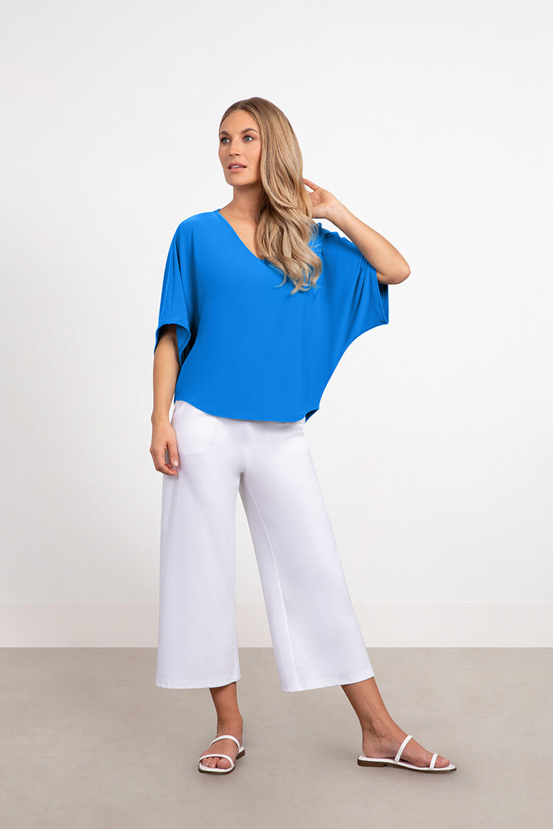 V-Neck Dolman Top | Ocean