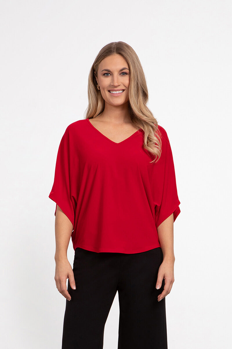 V-Neck Dolman Top | Poppy