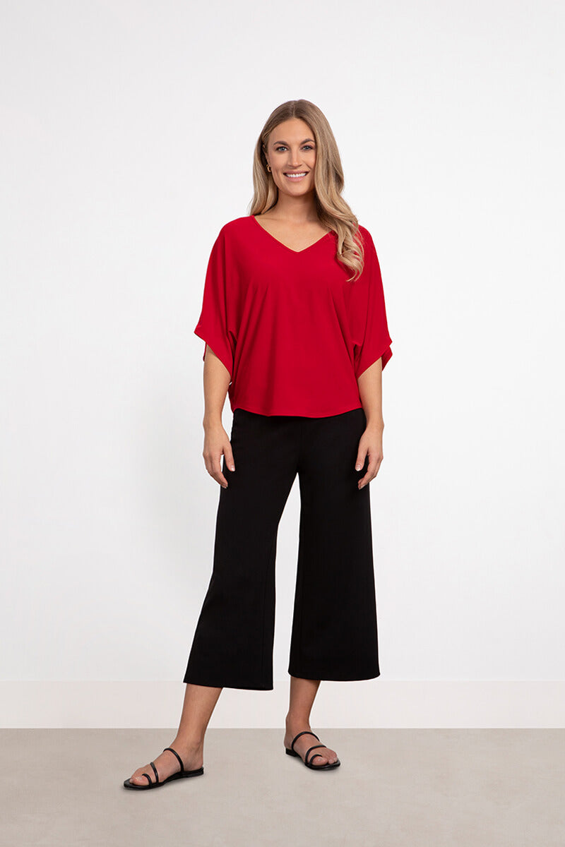 V-Neck Dolman Top | Poppy