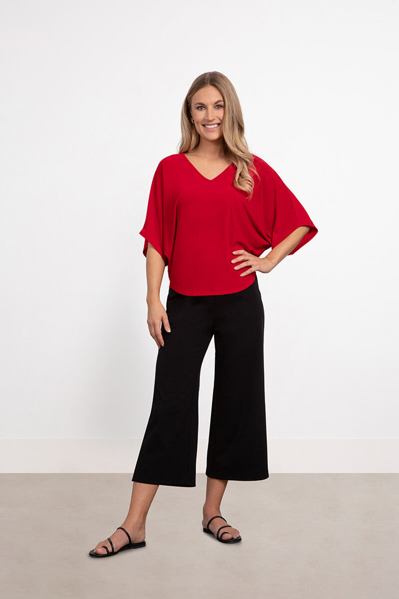 V-Neck Dolman Top | Poppy