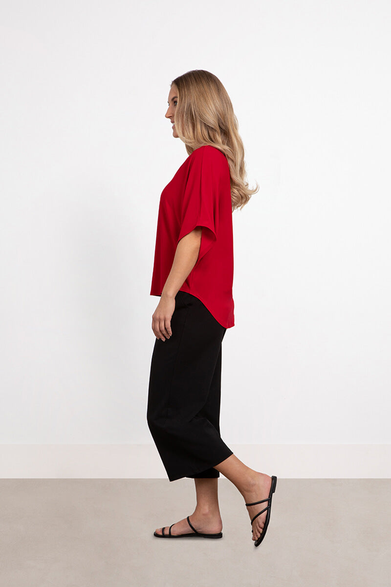 V-Neck Dolman Top | Poppy