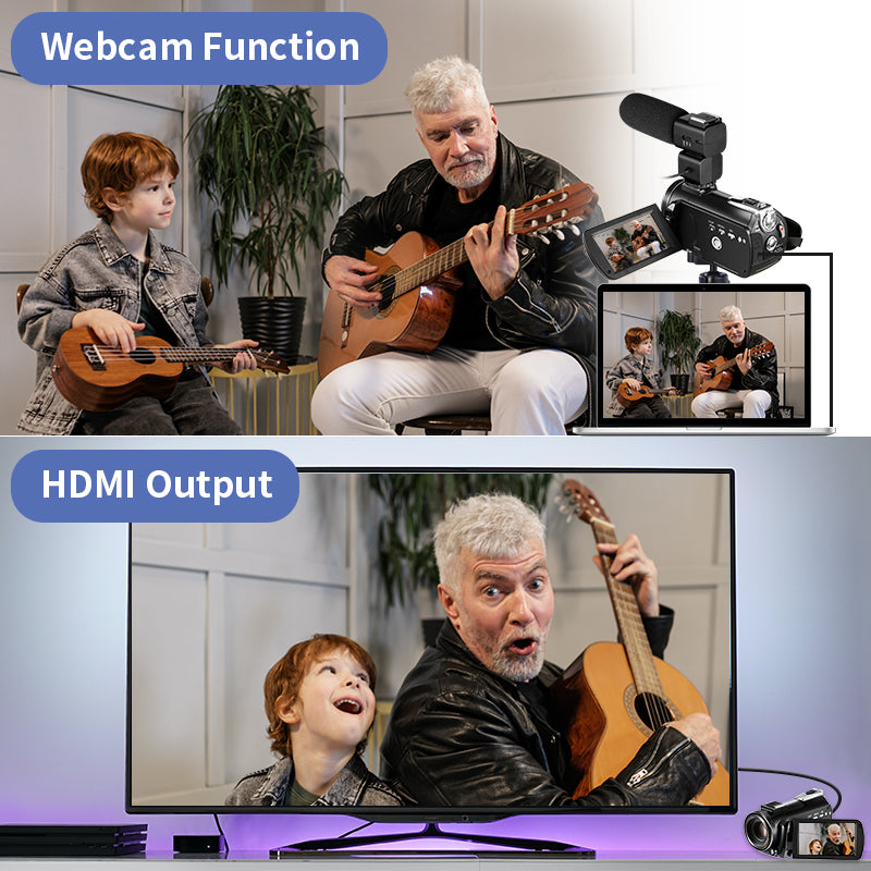 ordro ac5【As a Webcam Camera】Versatility of the camcorder as a webcam and camera is fantastic