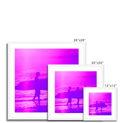 Surf Lovers - Australia - Framed & Mounted Print | Feel Good Images
