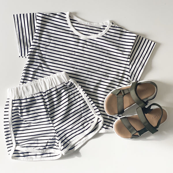 Tan Checkered Sets – August and June Kids