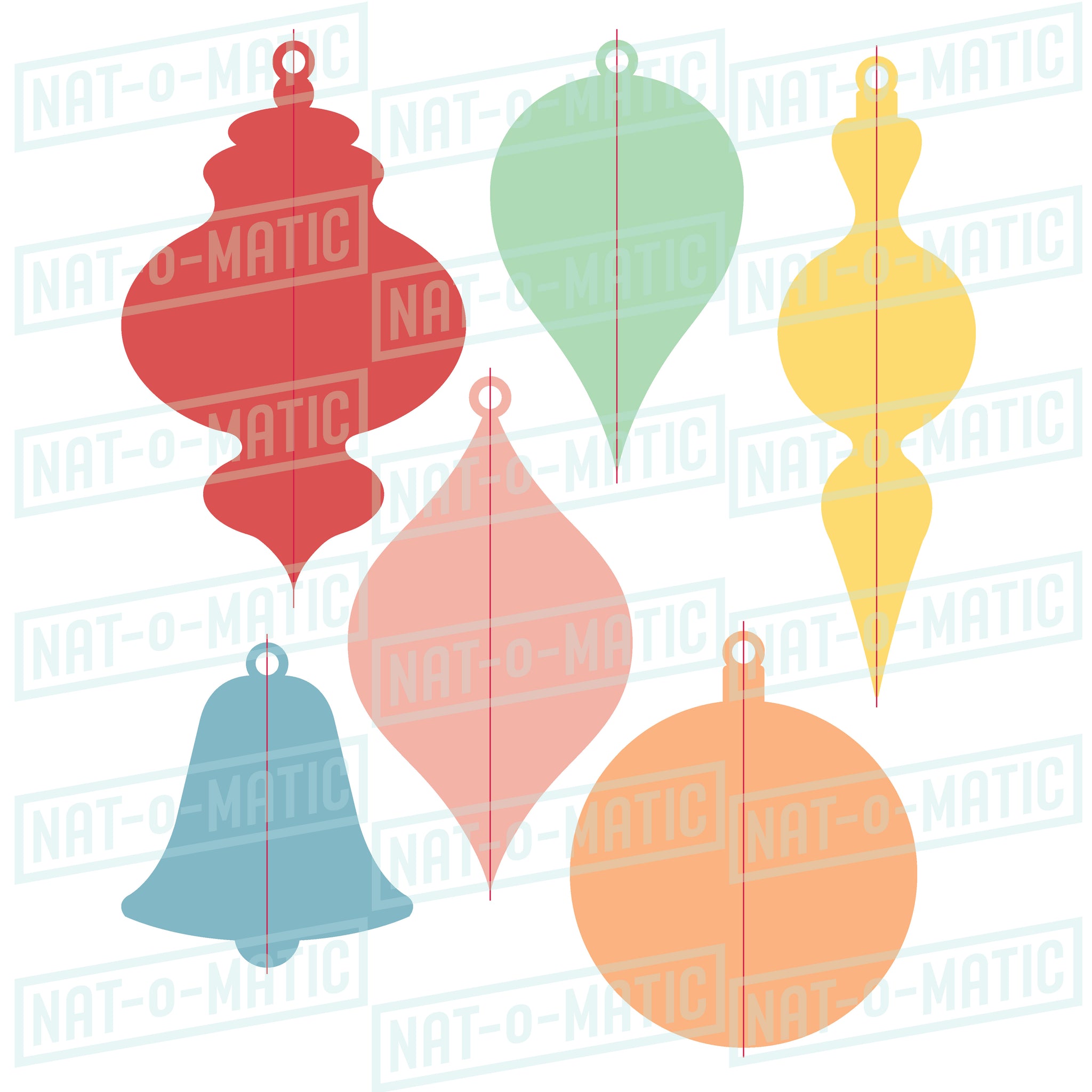 Download 3d Holiday Ornaments Svg Instant Download Nat O Matic