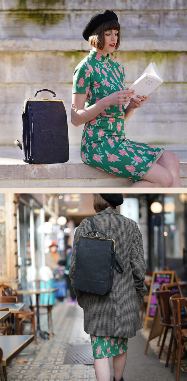 bobobark by LaFlore Paris. A winter traveling companion  Genuine leather  bags, Handbag backpack, Handbag shopping