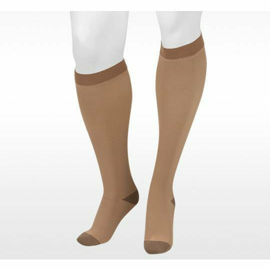 Jobst Ultrasheer Open-Toe Thigh-Highs w/ Silicone Dotted Border