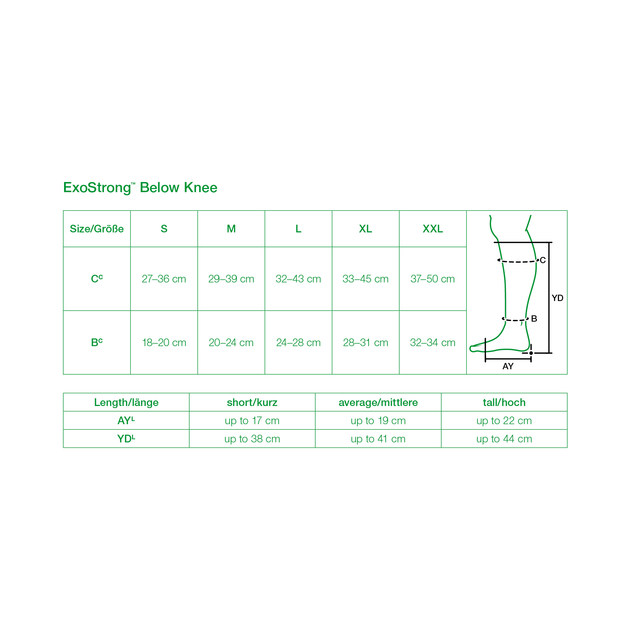 Solaris ExoStrong Open-Toe Knee-High Stockings (20-30 mmHg)