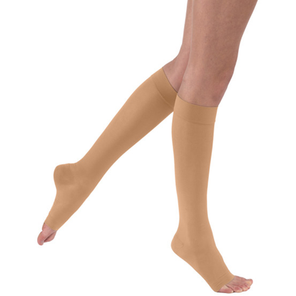 Jobst UltraSheer Open Toe Knee Highs - 15-20 mmHg